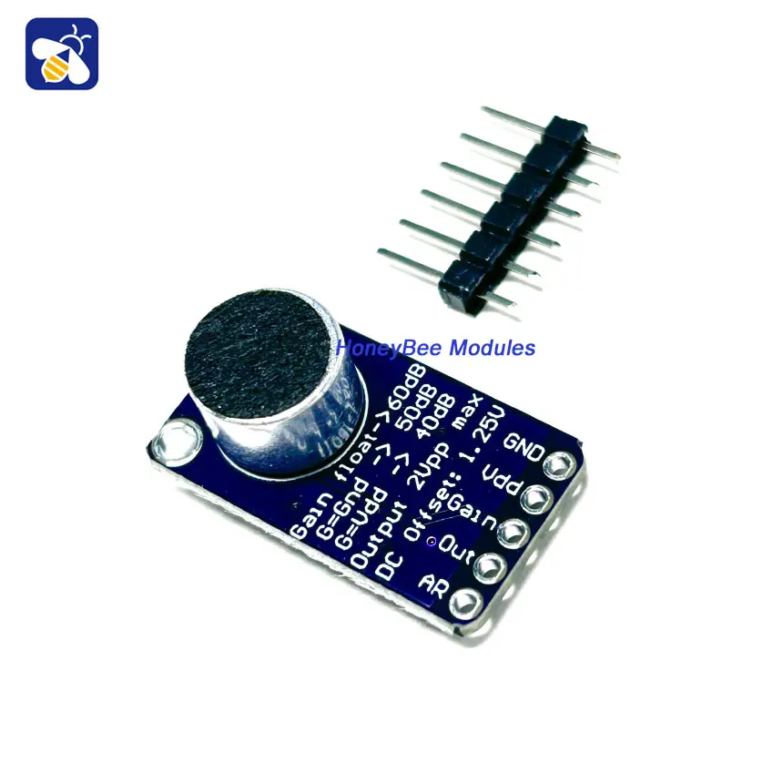 MAX9814 High Performance Microphone AGC Amplifier Module CMA-4544PF-W