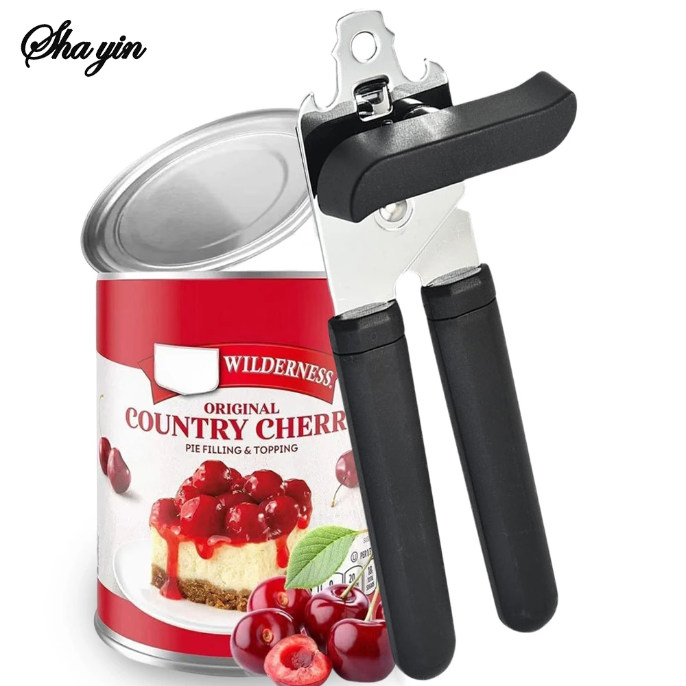 Stainless Steel Multifunctional Professional Can Manual Can Opener Craft Beer Grip Can Opener Bottle Opener Kitchen Gadgets