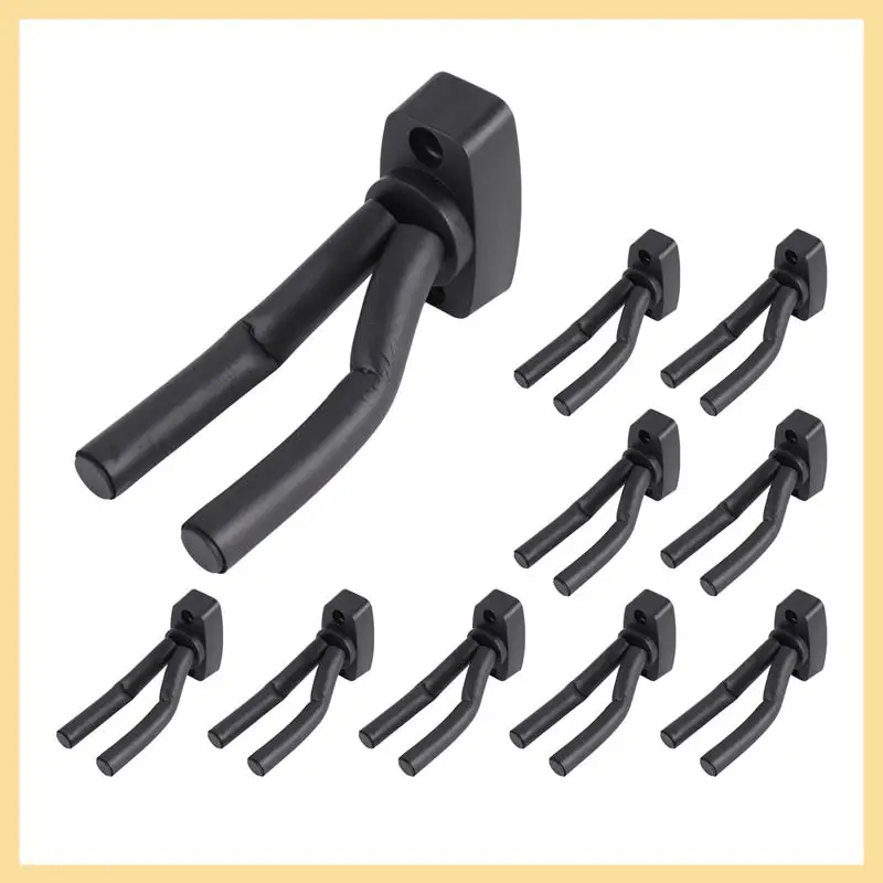 

AA90-10Pcs Guitar Stand Guitar Hanger Holder Hook Rack Stand Wall Mount Home Studio Display For Guitar Bass