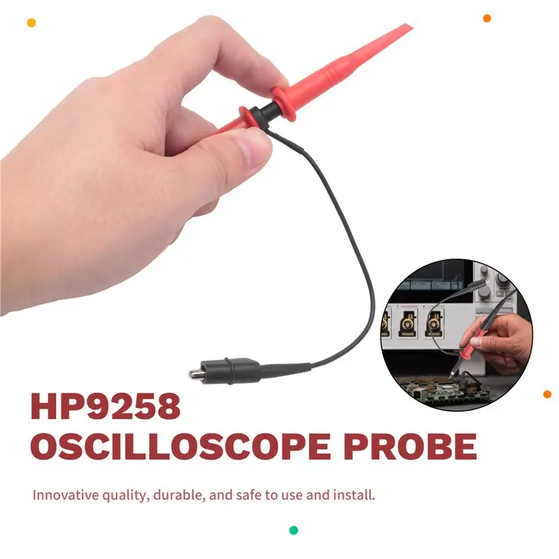sonde-d'oscilloscope-awah-hp9258-250mhz-1500v-sondes-passives-haute-tension-rapport-d'attenuation-100x-connecteurs-bnc-inclus