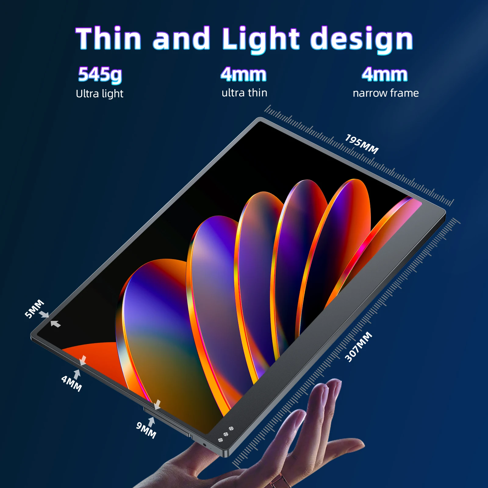 EVICIV 13.3 Inch 4K Portable Monitor Mobile Display with 3840 x 2160 1500:1 300Nits Eye Care Screen for Laptop PC Mac PS5 Xbox