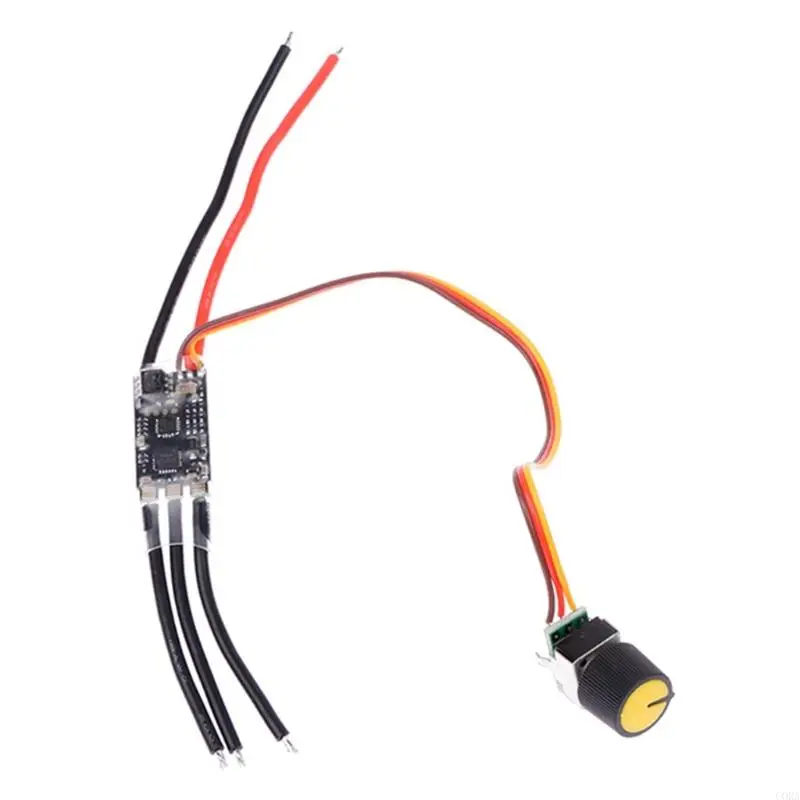 

CORA 7-26V Three-Phase Brushless Electronic Starter Driver Electronic Starter Drive Board Speed Controller Regulator for 2-6S