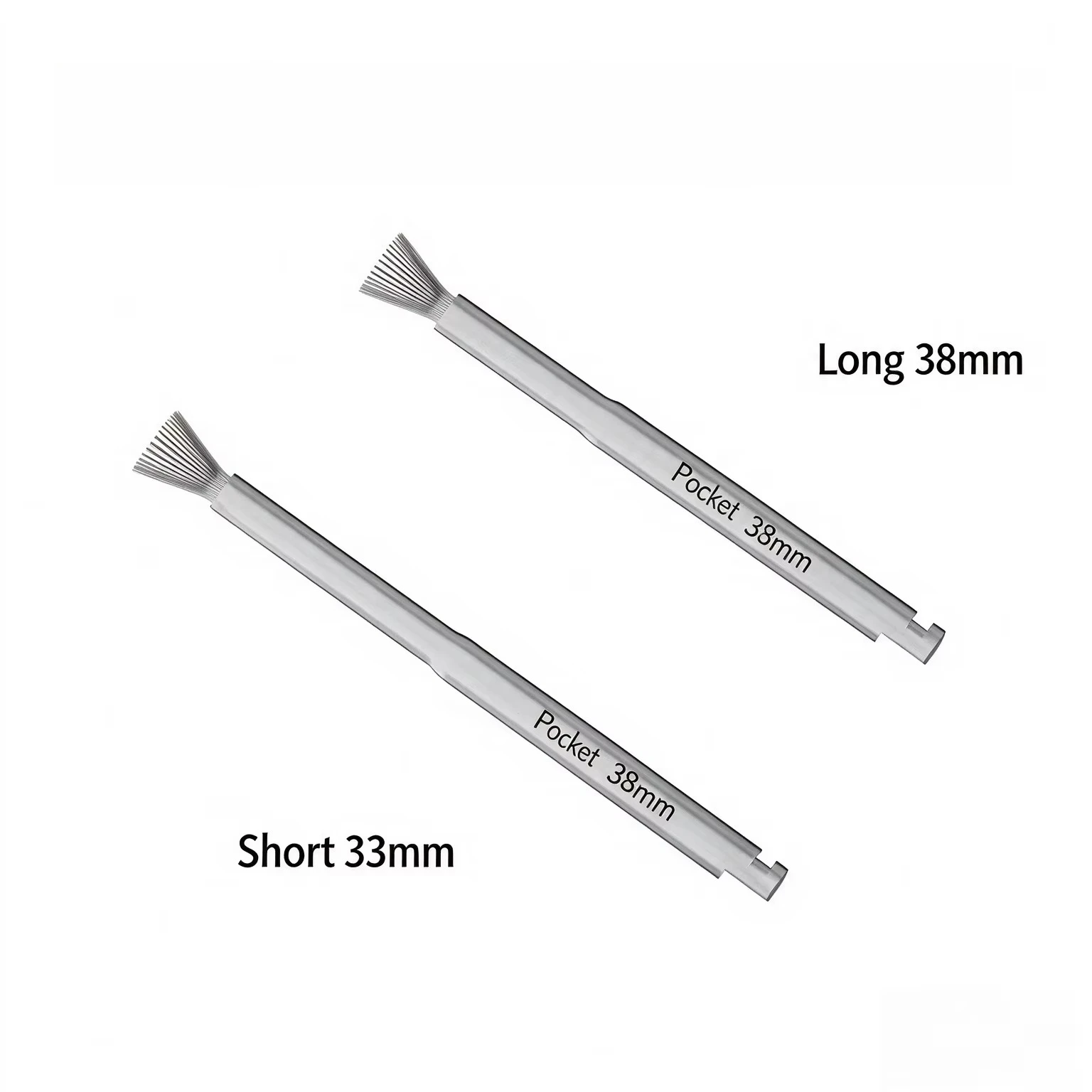 Dental Debridement Peri-Implantitis Implant Surface Threads Titanium Brush for Implant Restoration Maintenance Autoclavable