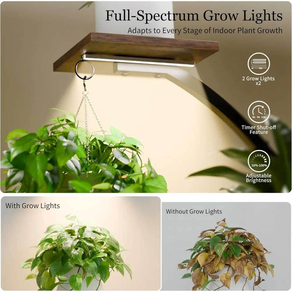 Plant Stand with Grow Lights for Indoor Plants, 47