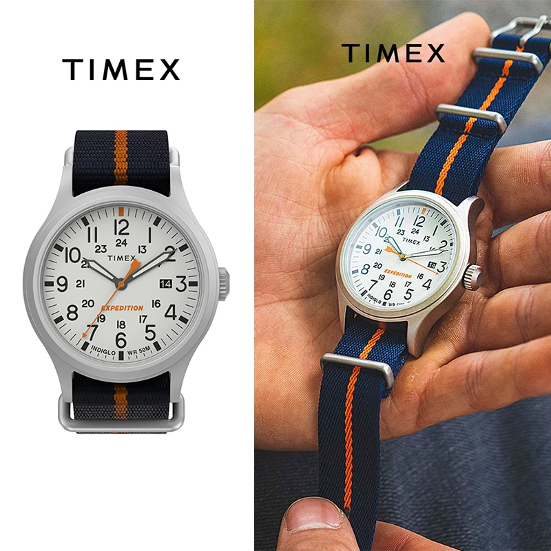 TIMEX Expedition Series Outdoor Sports Glow Canvas Watch Strap Casual Watch Men/Women's Watch Fashion Watch Luxury Brand Watch