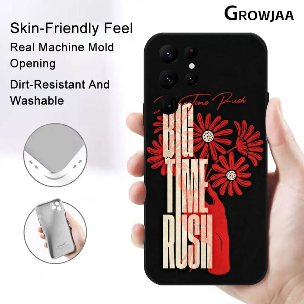 Muziek B-Big Time R-Rush telefoonhoesje voor Samsung Galaxy S25 S24 S22 S23 Ultra S21 S20 Plus 5G