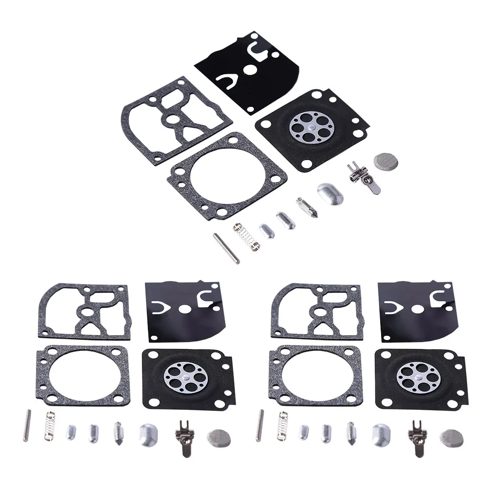 Kit de reparación de carburador de 3 uds para ZAMA GND-28 Kit de junta de diafragma para Sithl MS 180 170 MS180 MS170 carburador cortacésped