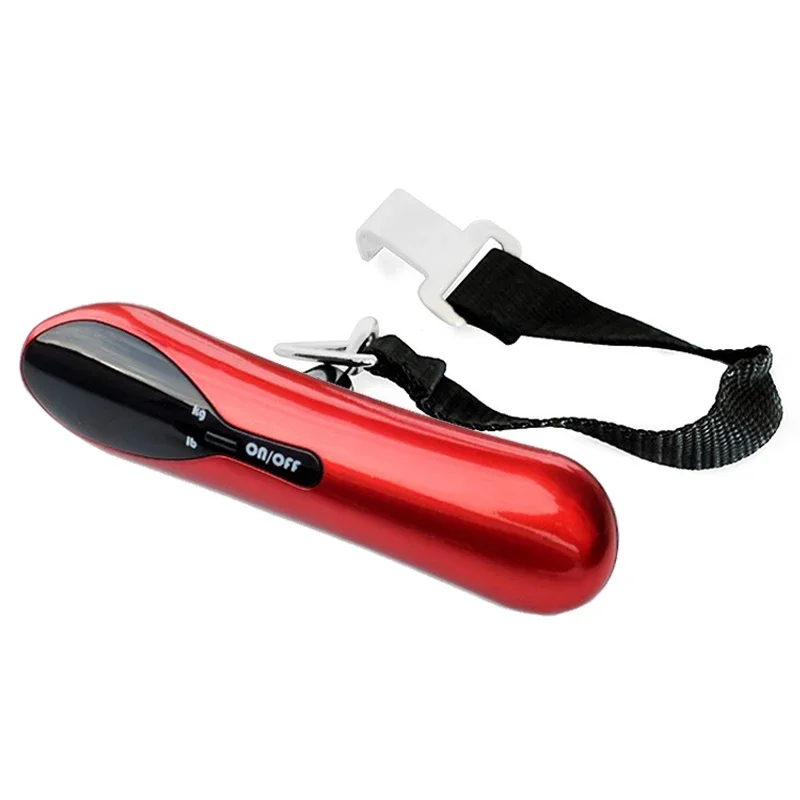 

Utility Portable 50kg/110lb Electronic hand held luggage scale Hanging Scales Weight Balance Travel suitcase case