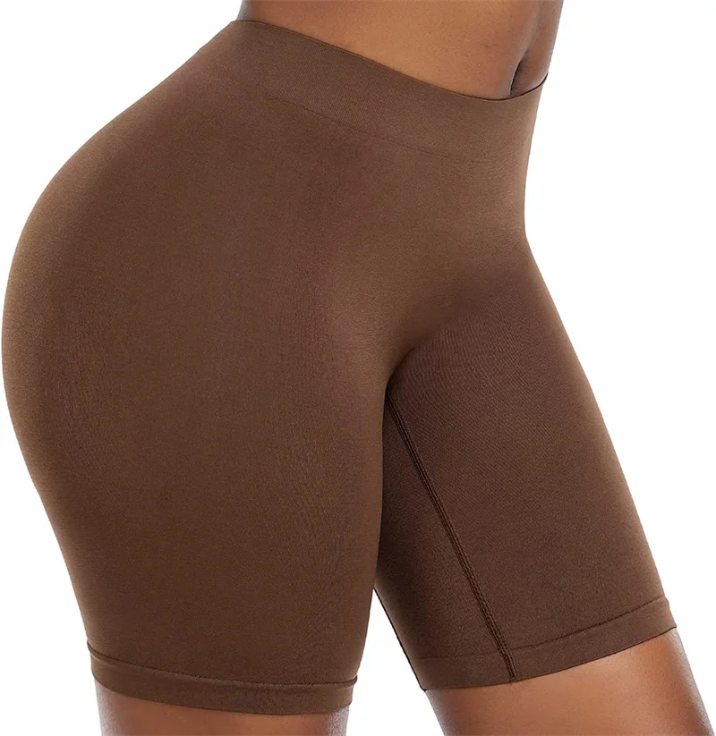 GUUDIA Super Stretchy Soft Shorts Seamless Super Elastic Short Daily Wear Underwear Panties Multi-function Panty Hot Pants
