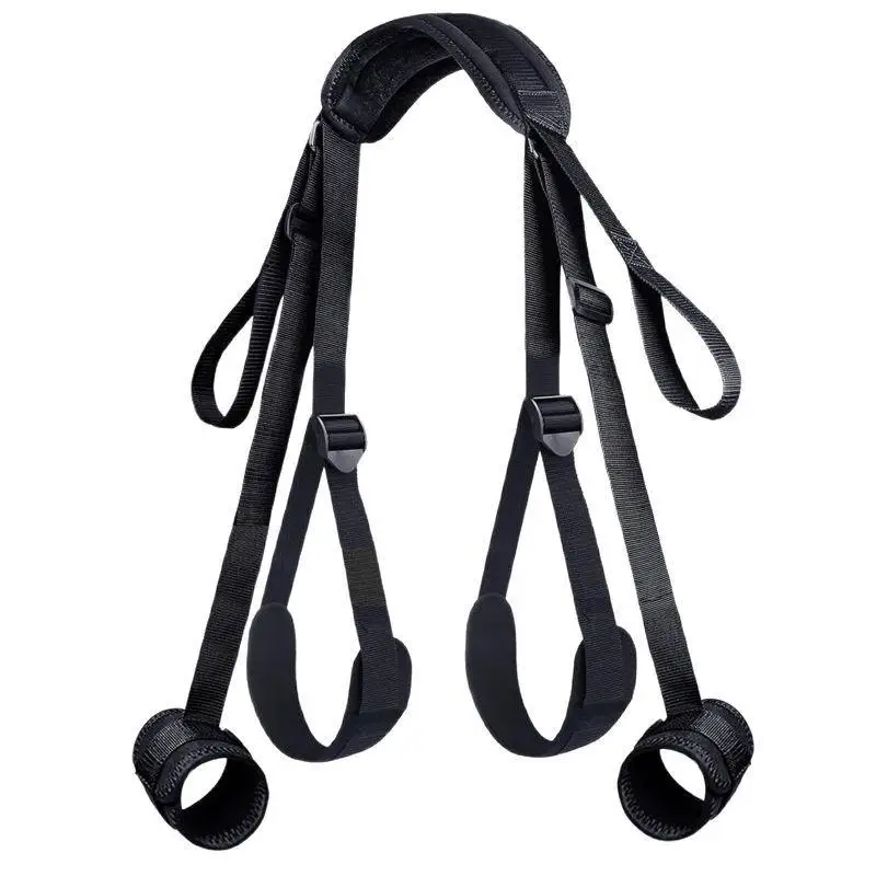 *Erotic Open Leg Straps BDSM Bondage Gear Love Position Asist Neckcollars Handcuffs Sex Toys For Couples Women Men Adult Games