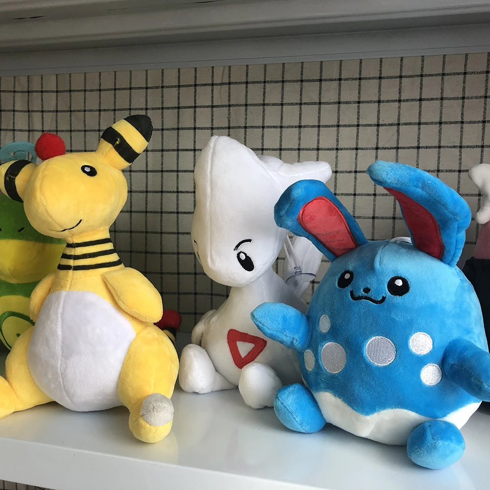 البوكيمون أسطورة ZA أفخم Chikorite Totodile Tepig دمية بيكاتشو Peluche السنجاب Bulbasaur Charmander Eevee ألعاب من القطيفة هدية طفل #3
