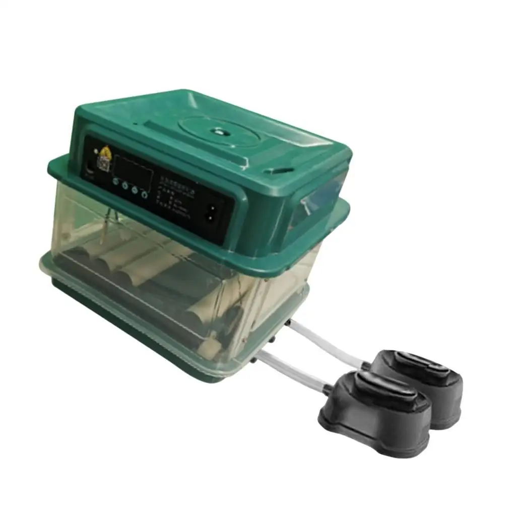 Automatic Egg Incubator Adjustable Egg Tray Temperature Control Automatic Poultry Hatcher Machine Egg Turner for Duck EU Plug