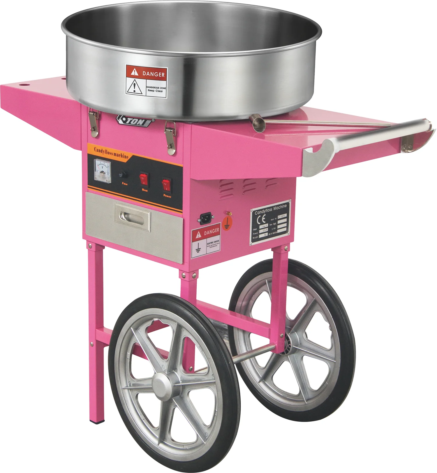 Sweet cotton standard commercial machine with automatic cart sweet cotton manufacturer view 6