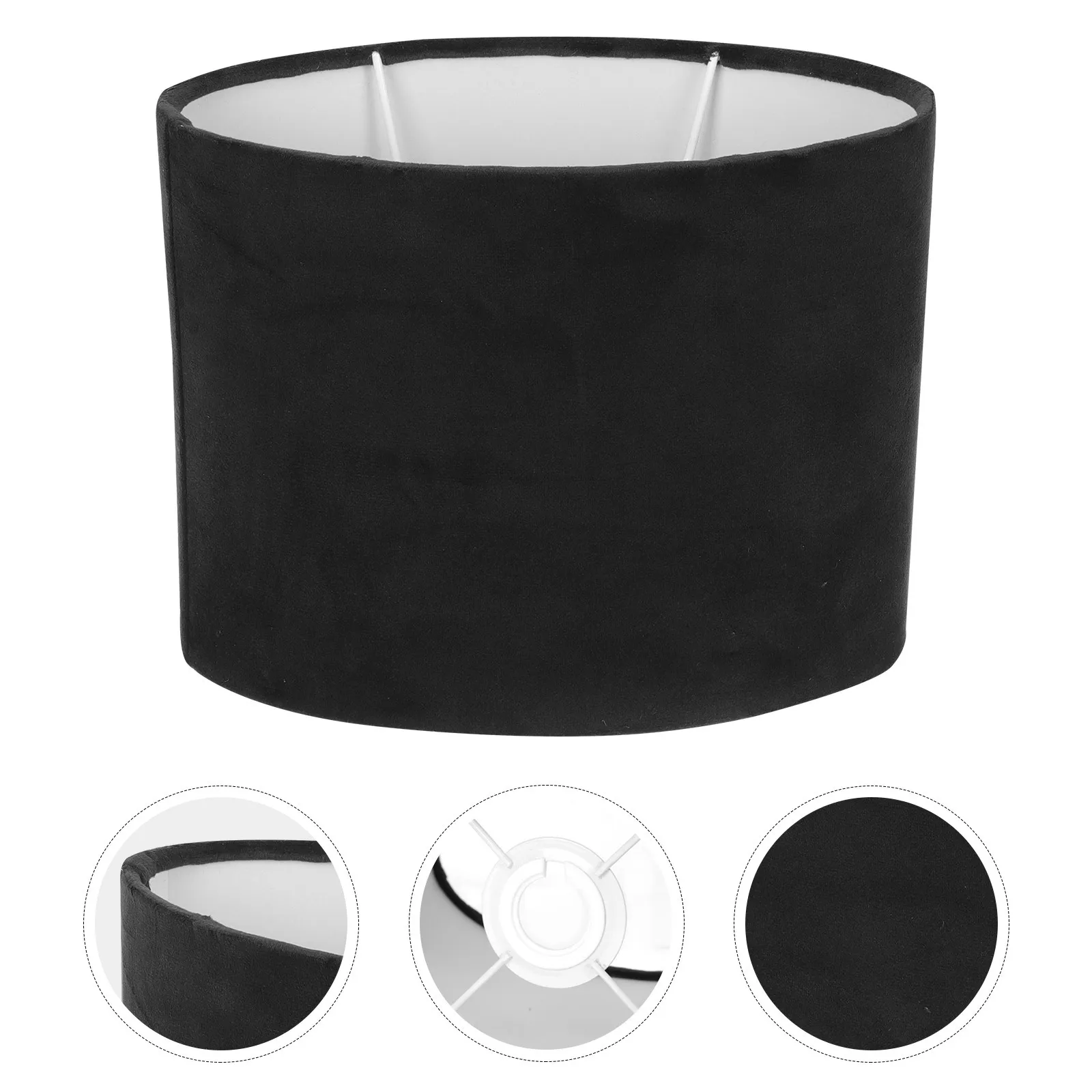 

Oval Fabric Lamp Shade Modern Table Lamp Cover For Desk Floor Light Home Hotel Replacement Sturdy Lightweight Easy Install