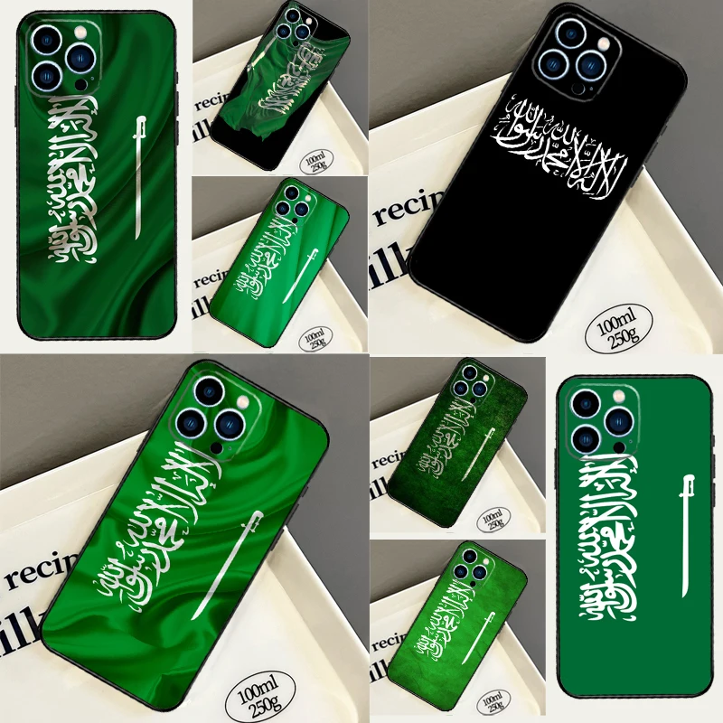 المملكة العربية السعودية العلم حالة الهاتف آيفون 17 برو ماكس فوندا آيفون 17 الهواء 17 برو غطاء وقائي