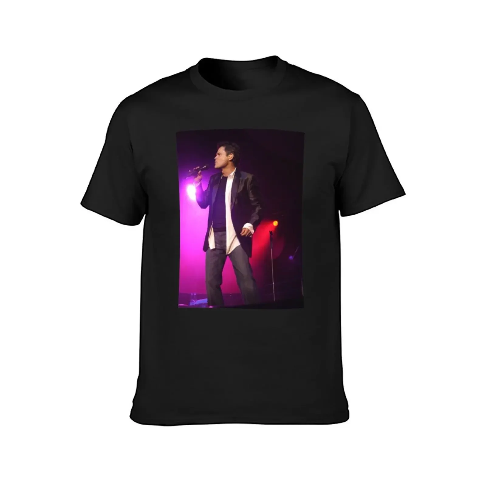 Donny Osmond in Concert T-Shirt customizeds korean fashion mens champion t shirts