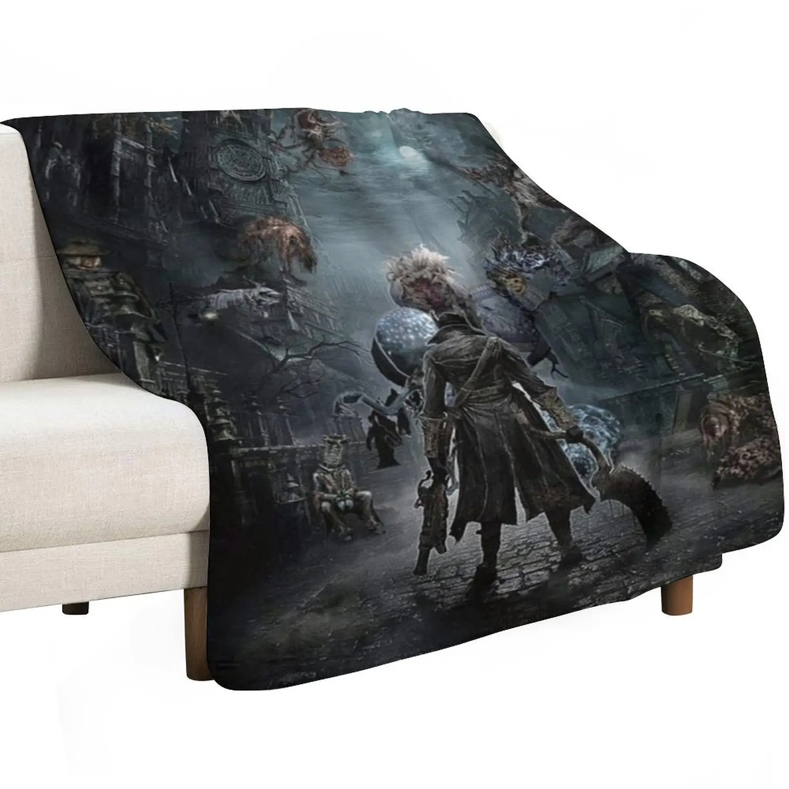 Bloodborne Throw Blanket Thermal sofa bed Thins Heavy Cute Sofa Throw Blankets