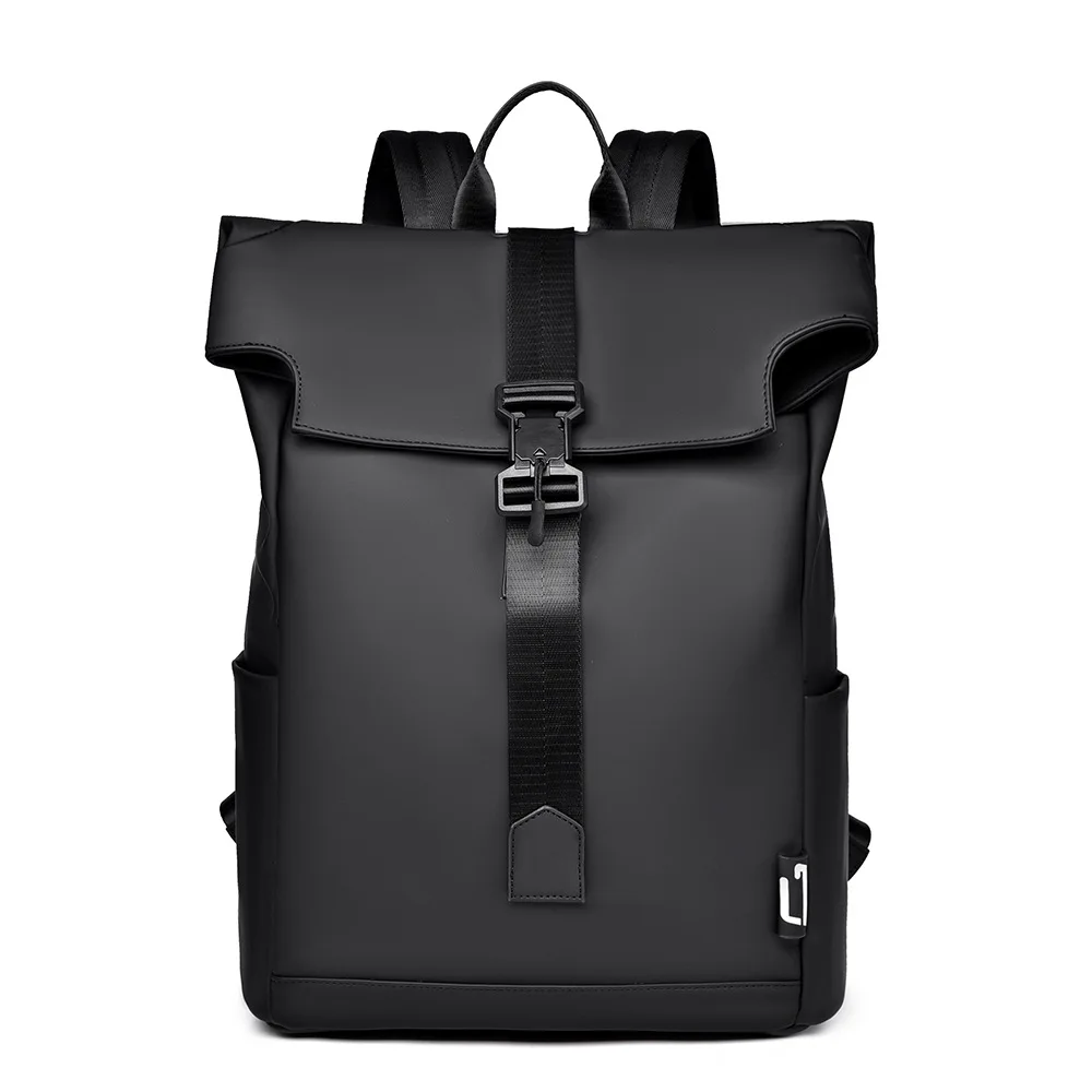 Europe and the United States simple men's universal backpack a multi-purpose light schoolbag student commuter computer bag.