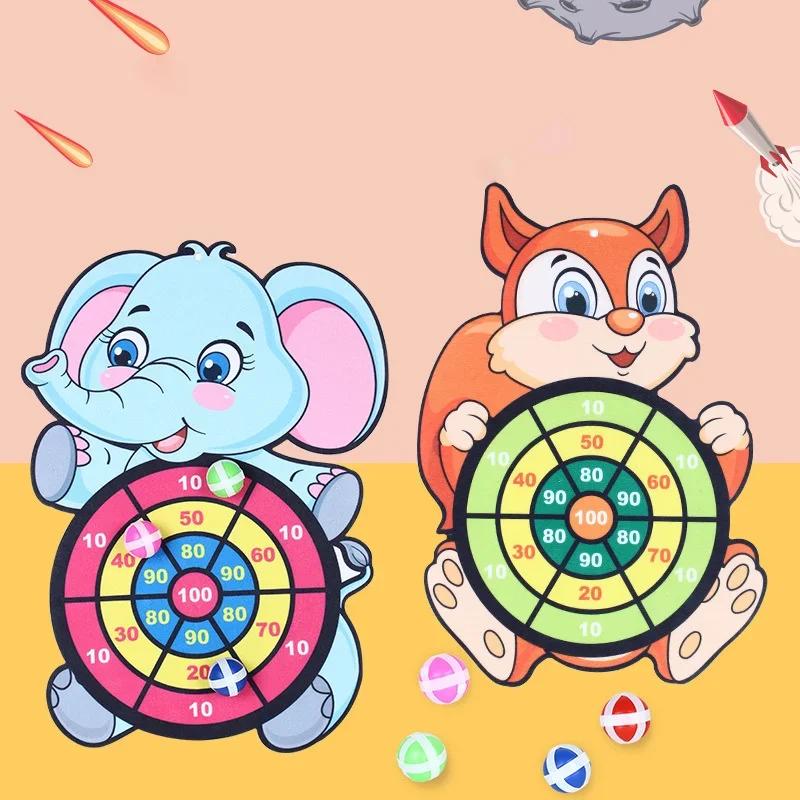 Tablica z lepkimi piłeczkami dla dzieci, rzutki z kreskówkami, zabawa w rzucanie, na zewnątrz i do wewnątrz, sport rodzinny, bezpieczeństwo, piłeczki na przyssawki, zabawki z piłeczkami z kreskówek.