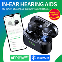 Latest Generation App Bluetooth 2-In-1 Hearing Aid Digital Deafness Headphones With Noise Reduction Rechargeable Sound Amplifier