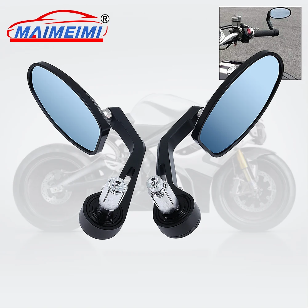 

2 шт. зеркала заднего вида для мотоцикла с ЧПУ, черное боковое зеркало заднего вида для Triumph Speed Triple Street 675 1050