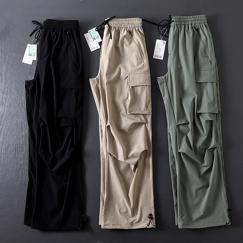 

Lightweight Outdoor Mountain Series Paratrooper Pants Men's Thin Straight Leg Workwear Casual Trousers Summer Season