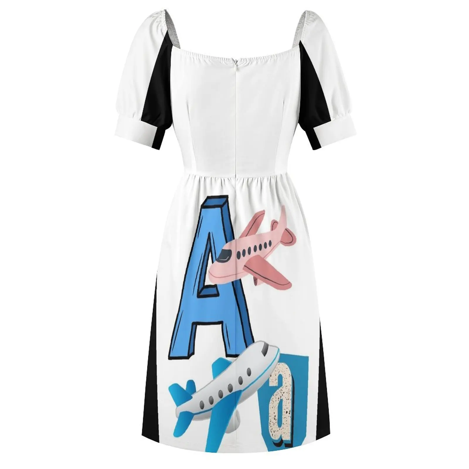 A, Alphabet, Airplane. Dress Summer skirt luxury women's party dress evening prom Women's dress luxury