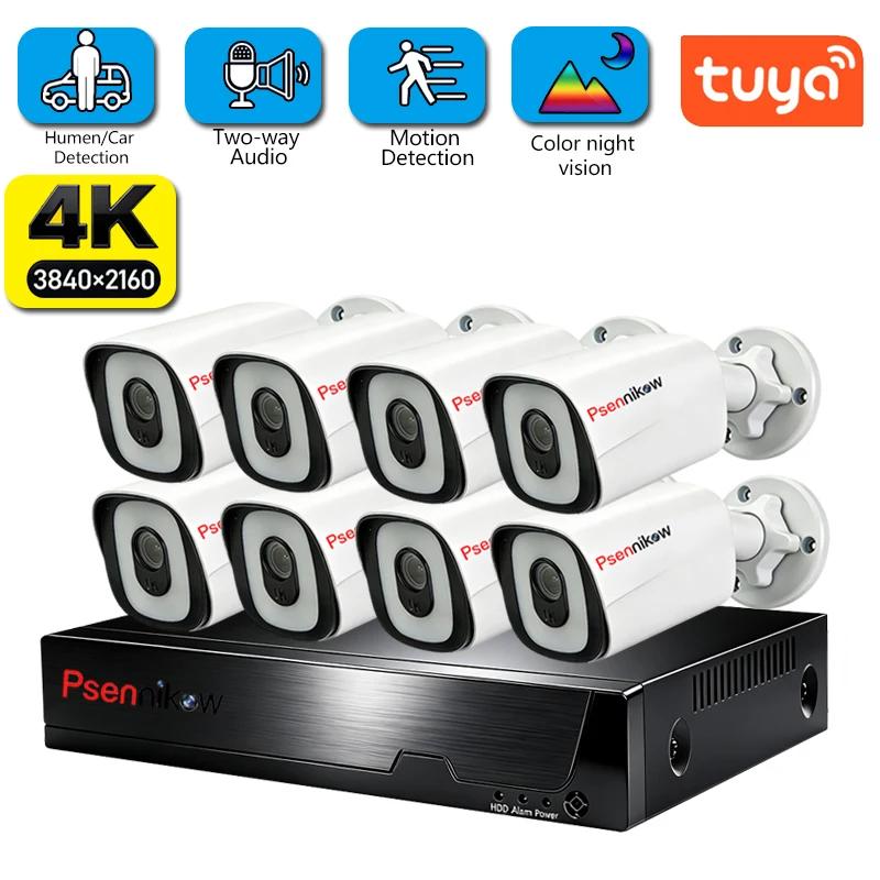 Tuya 8CH Poe Nvr Ki…