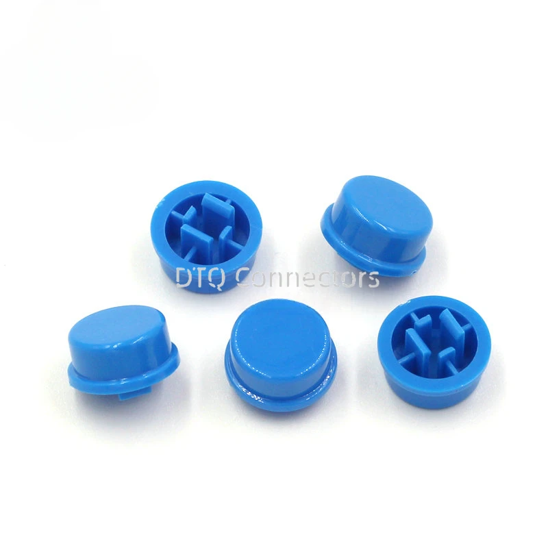 100PCS A24 Round Square Head KeyCap 12*12*7.3MM Touch/Microswitch Press-type Cap