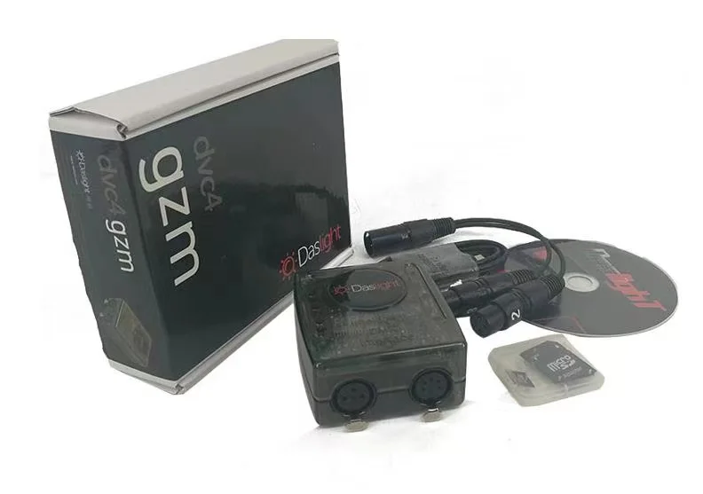 مصنع توريد DVC4 Das ضوء Usb المرحلة ضوء تحكم ذكي Dmx واجهة Dj وحدة التحكم Dmx المرحلة الإضاءة