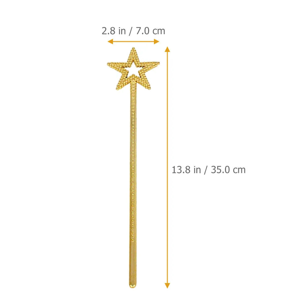 

6Pcs Star Fairy Wands Angel Fairy Sticks Kids Stage Performance Props Birthday Party Favor Star Wand Kids Wand