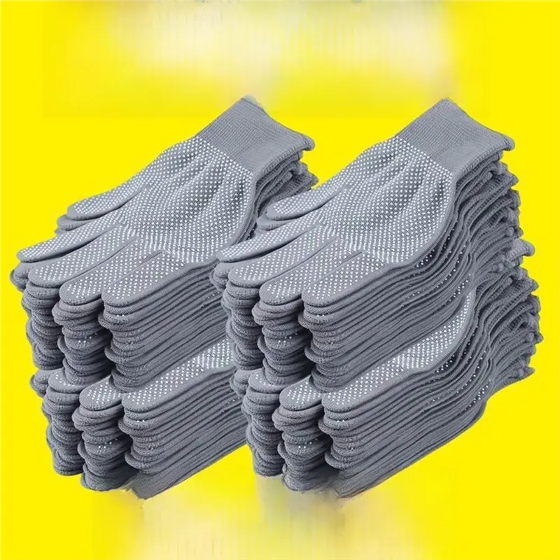 ABNR Nylon Work Gloves, Non-Slip, Wear-Resistant, Packaging,Protection, Breathable, Construction Site, Labor Protection