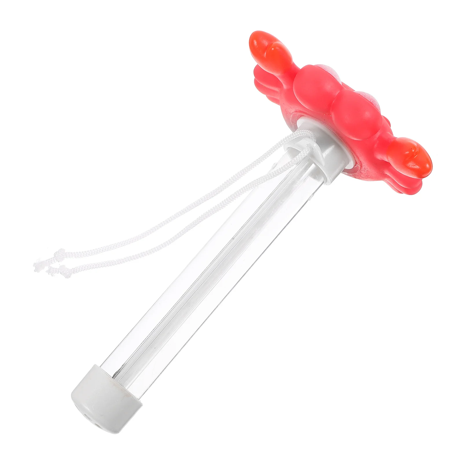 Floating Thermometer Water for Pool Temperature Large Size Red Crab Shape Rope Measuring Fahrenheit Celsius Safe Kids