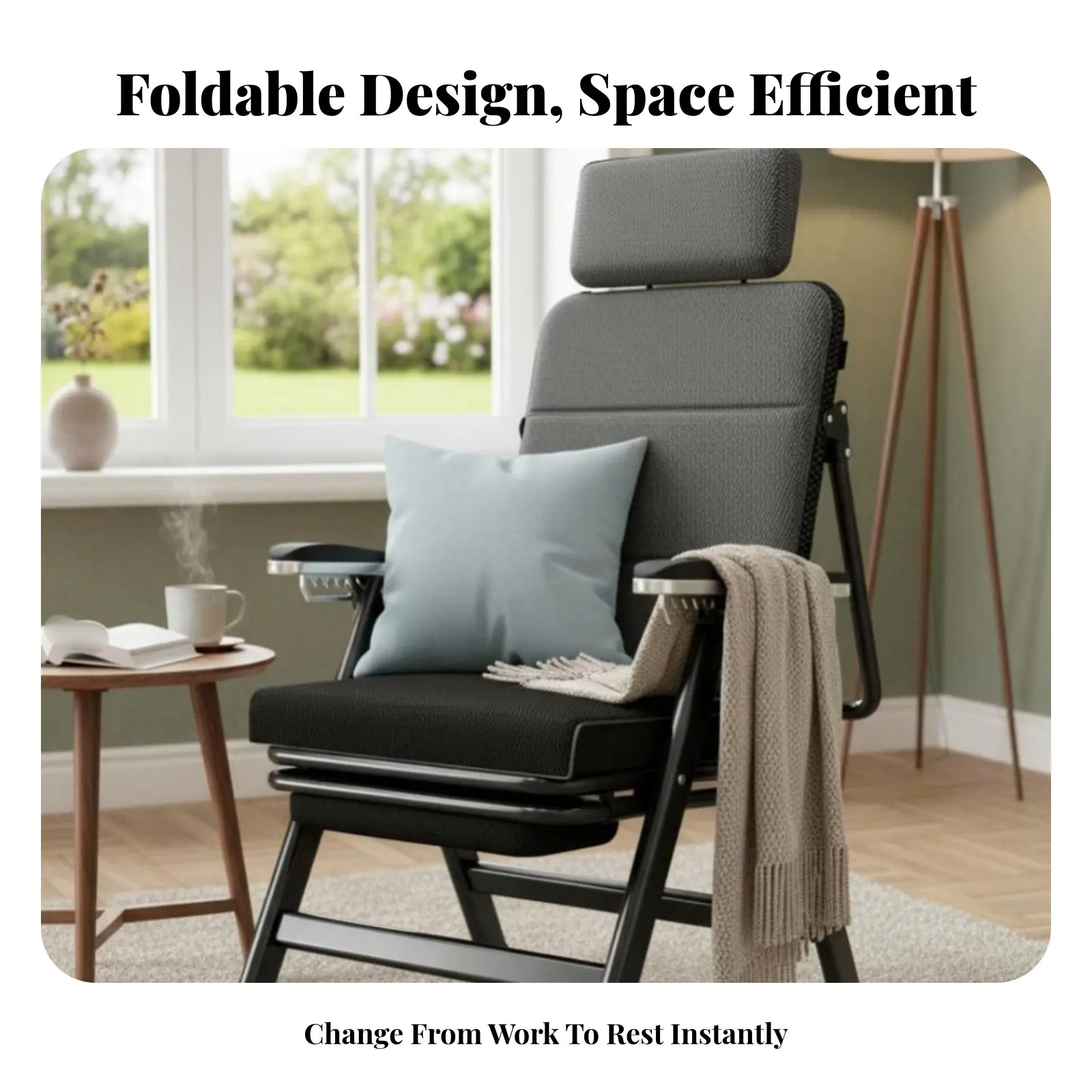 

Эргономичное кресло-реклайнер с подставкой для ног, высокой спинкой, регулируемое, прочное, для киберспорта