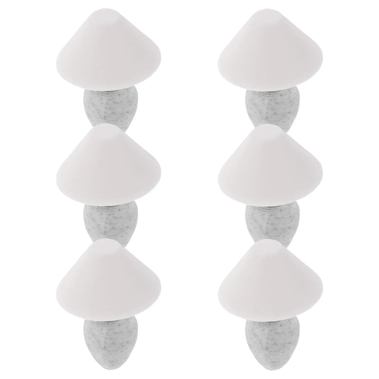 

Набор из 6 миниатюрных прикроватных ламп для кукольного домика, пластиковые миниатюрные настольные лампы, декоративное освещение для микроландшафта, мебель для мини-домиков