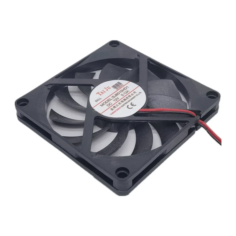 New SJ8015HD1 12V 0.12A 8015 8cm three giant DC converter chassis cooling fan