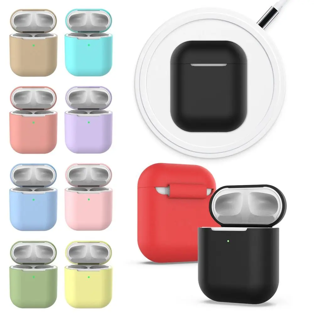 안티 분실 슬림 방진 슬리브 보호대 보호 피부 무선 이어폰 파우치 실리콘 케이스 커버 Airpods 2
