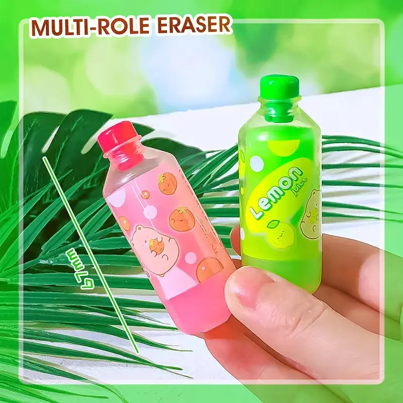 Imagem -06 - Suco Forma Erasers para Volta às Aulas Artigos de Borracha Bonito Papelaria Estética Engraçado e Kawaii