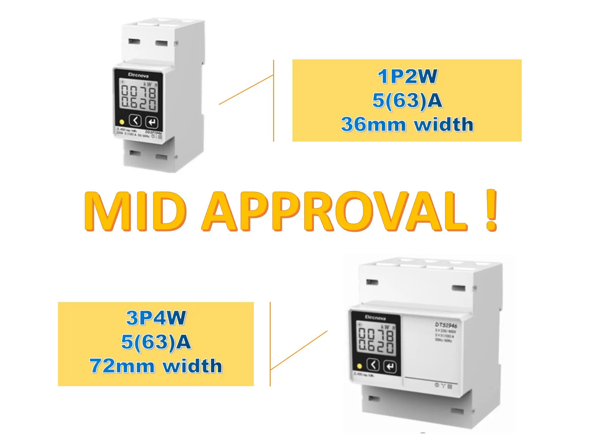 DSS1946 3 Phase CT Input Digital Bidirectional Energy kwh Meter