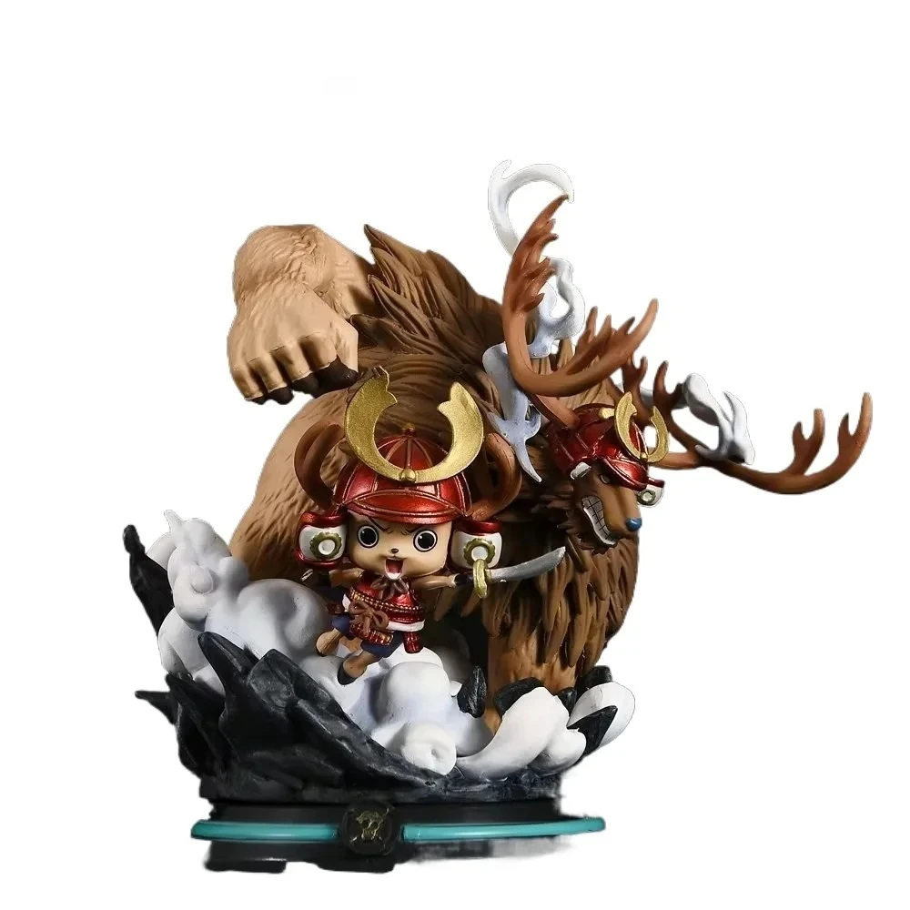 

One Onigashima Monster Enhancement Chopper Statue model.Collectible Decoration Desktop Pvc GK handmade model Toy gifts