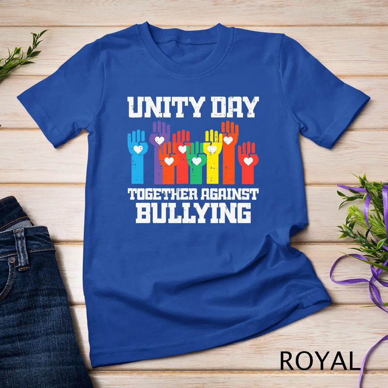 Together Against Bullying Orange Anti Bully Unity Day Kids T Shirt Sweat