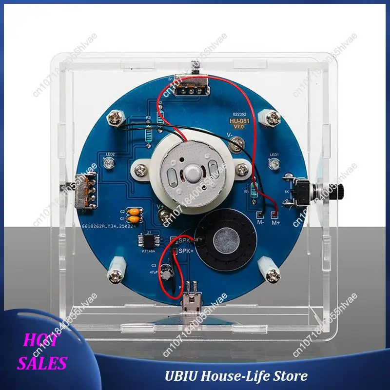 Rotating Music Box DIY Electronic Kit Ballerina Girl Music Box With RGB LED Rotating Design For DIY Soldering Practice-Best Sell