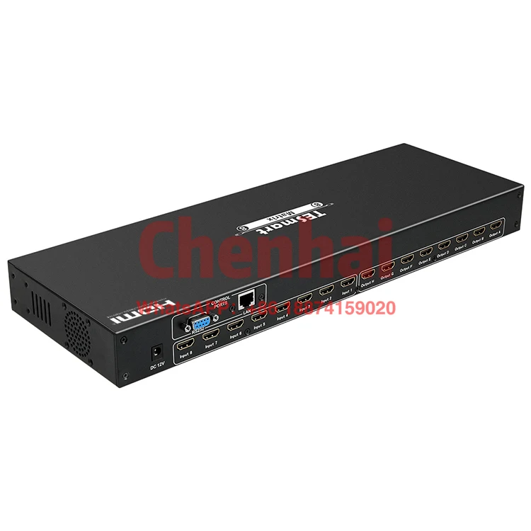 

TESmart High Speed 4K 30Hz 8 In 8 Out HDMI Matrix Switch 8x8 HDCP smart EDID IR Support RS232 LAN 4x4 4x2 HDMI Matrix Switcher