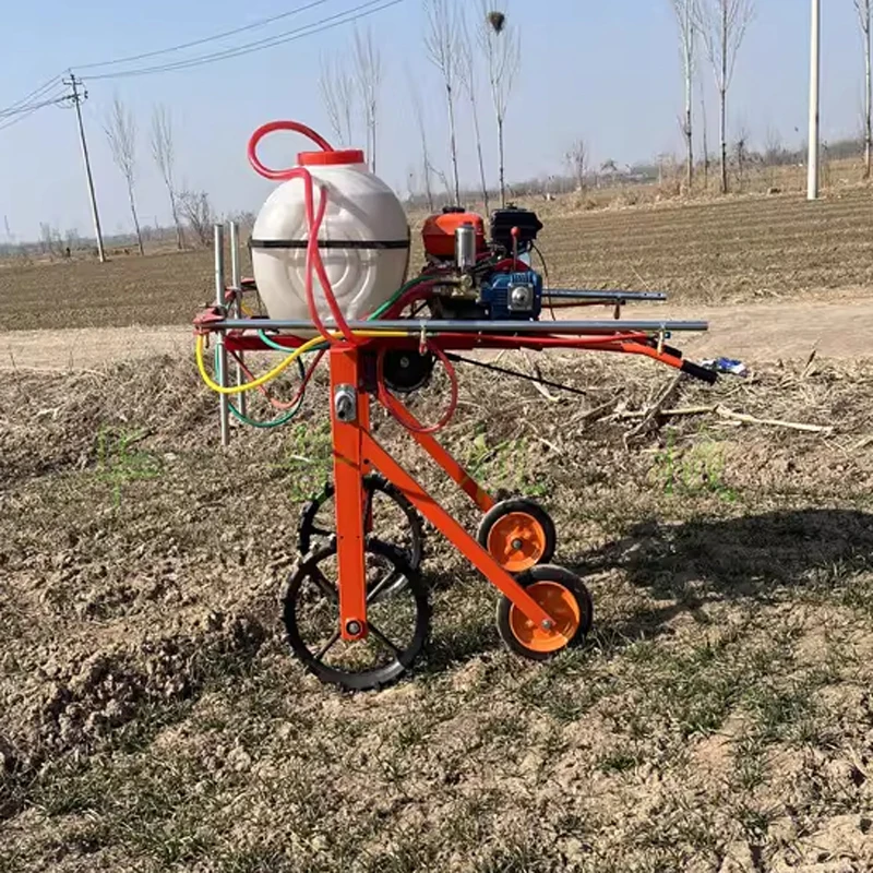 

Компактный четырехколесный сельскохозяйственный опрыскиватель, ручной и самоходный, для опрыскивания овощей, сои и хлопка (на заказ)