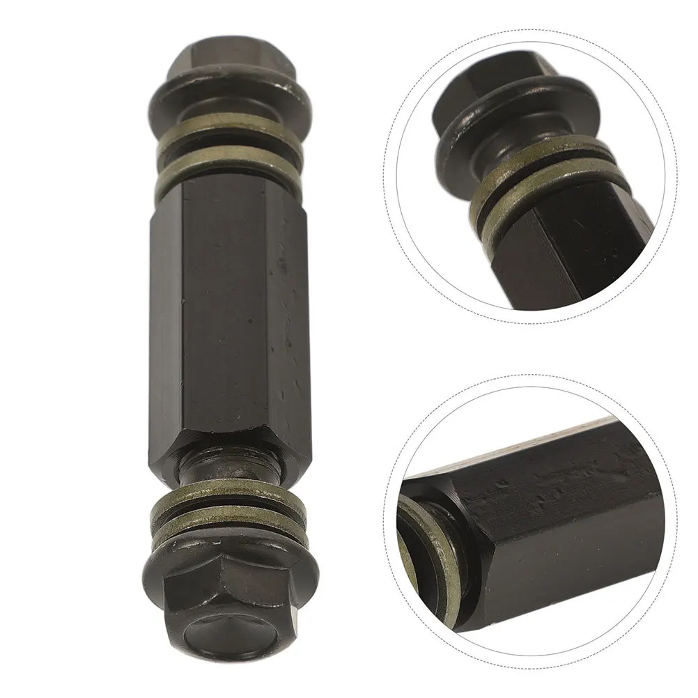 

2pcs Motorcycle Hose Extension Kit Front Brake Line Lengthening Adapter Fit For Various Models Brake Line Extension Fittings