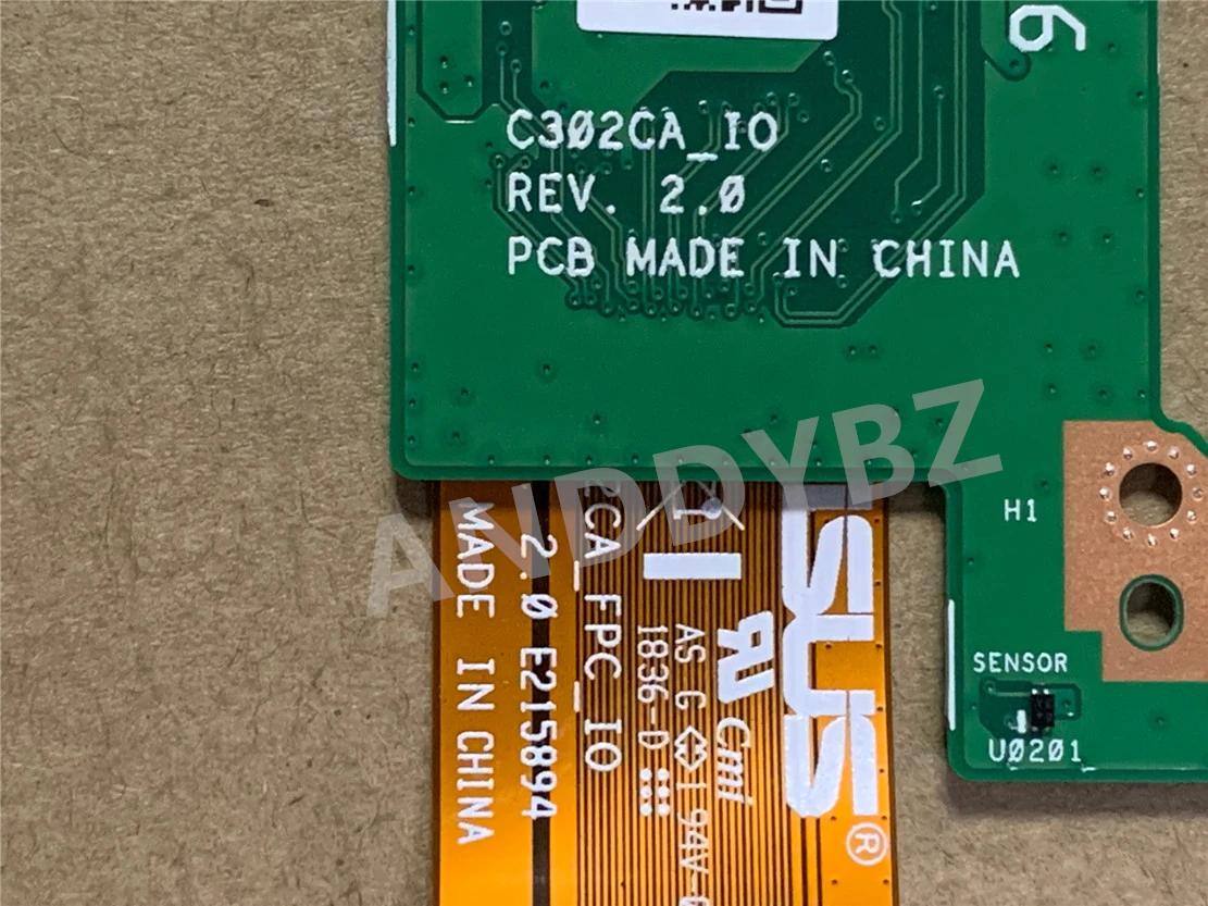Used Original For ASUS Chromebook C302CA USB Board Audio Board C302CA IO REV 2.0 Tested Good Free Shipping