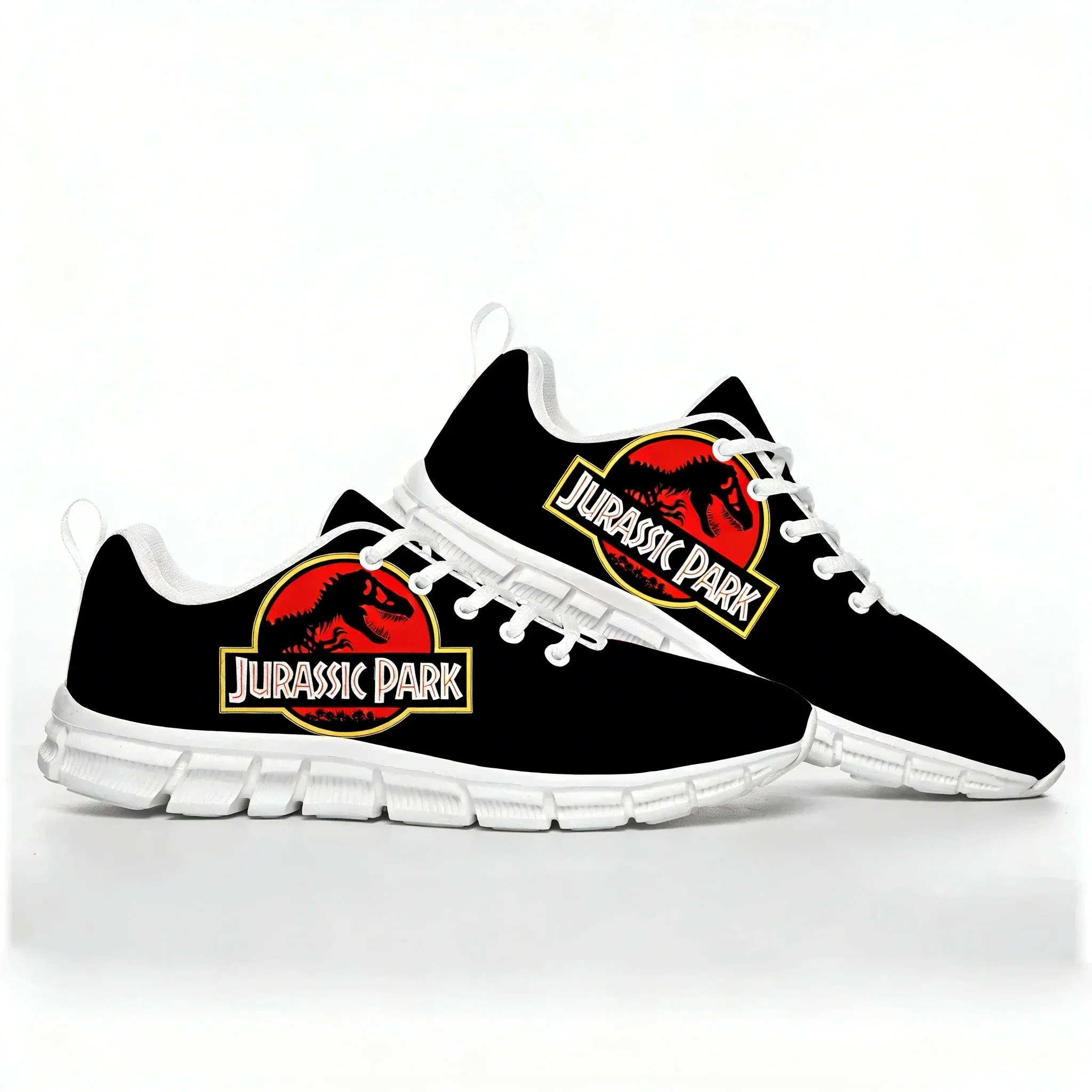 Dinosaur World Cartoon Jurassic Park Sports Shoes Mens Womens Comfortable Sneakers Custom High Quality Couple Shoe