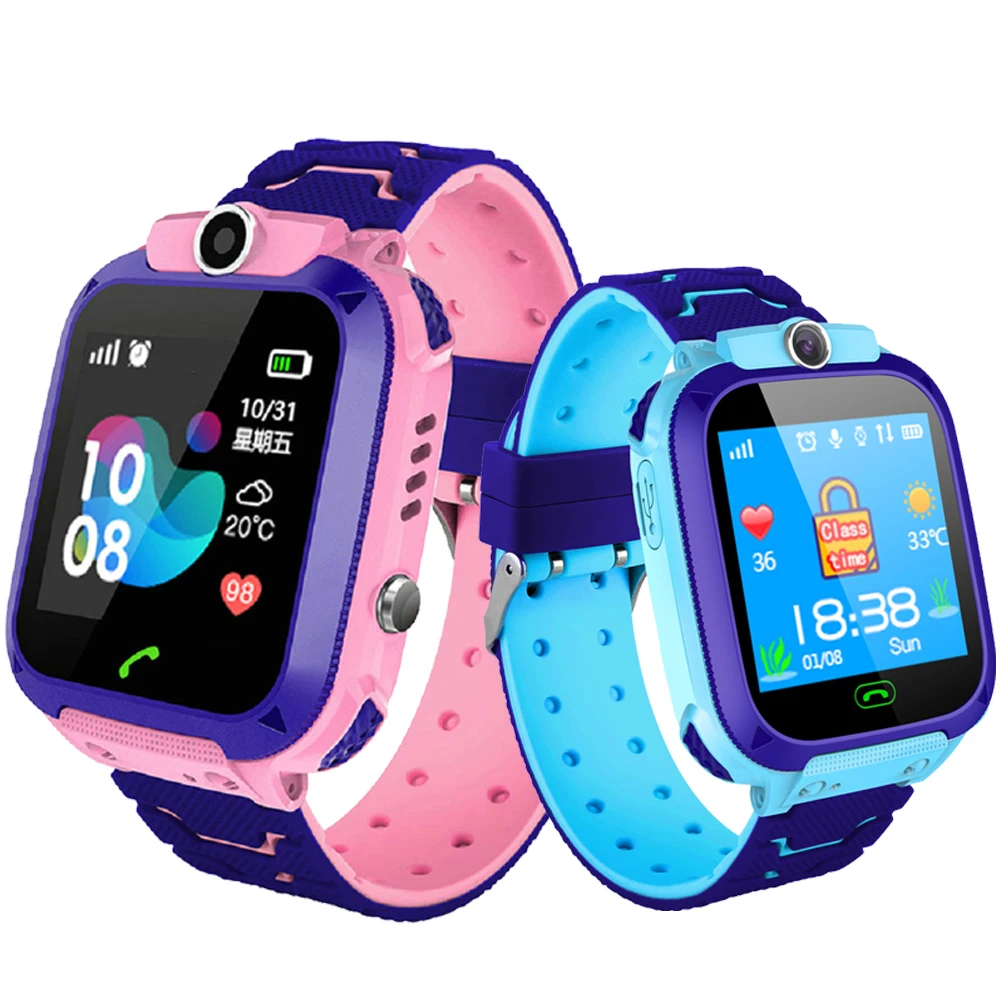 IP67 Waterproof Q12 Kids Smart Watch SOS Phone Watch Smartwatch Camera With Sim Card Children\'s Gift For IOS Android