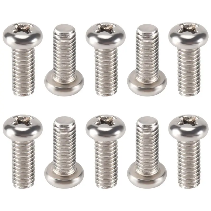 A84E-10 Pieces Computer TV LCD Monitor Stand Bracket Mounting Screw M4x10mm