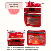 Appareils de cuisine jouets jouet ensemble de cuisine pour enfants jouer cuisine maison de poupée accessoires mélangeur cafetière Machine mélangeur grille-pain 3
